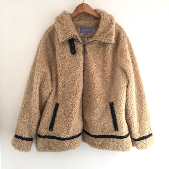 Madden Girl Jackets & Blazers - Madden Girl Faux-Fur Teddy Jacket